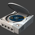 White TV DVD Player Combo With Open Disc Tray And Connectivity Ports