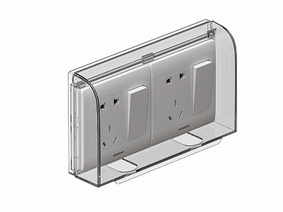 Switch modern switch socket combination switch socket strong weak box rail model