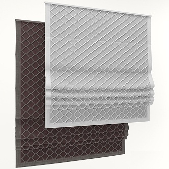 Modern Roman Curtain 3d model