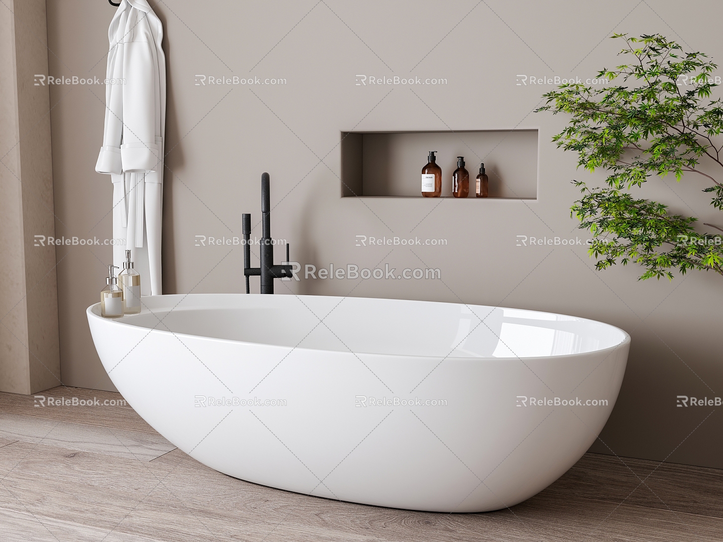 Modern Bathtub 3d model