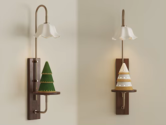 French retro wall lamp French cream wall lamp children's room wall lamp stair lamp living room wall lamp 3d model