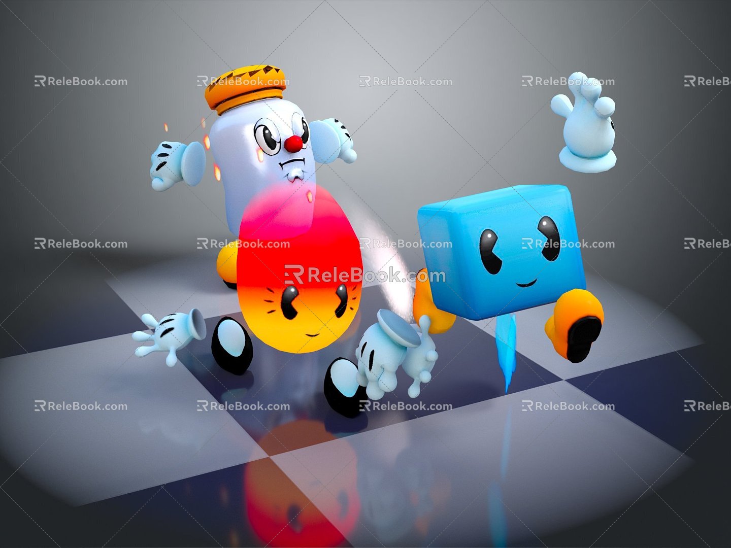 Modern Game Character Character Game Character 3d model