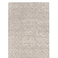 Square Rug With Geometric Diamond Pattern In Neutral Beige And Gray Tones 3d model