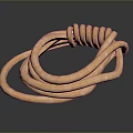 Durable Braided Natural Brown Rope For Daily Tying And Decoration Use