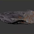 Natural Purple Blue Raw Stone With Rough Textured Surface For Decorative Projects
