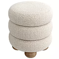 Sofa Stool Shoe Changing Stool Dressing Stool Round Stool 3d model