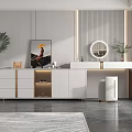 Modern Dressing Table Dressing Table Decorative Cabinet 3d model
