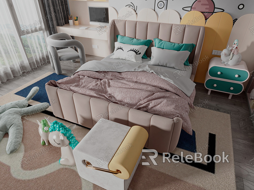 Modern Children's Bed model