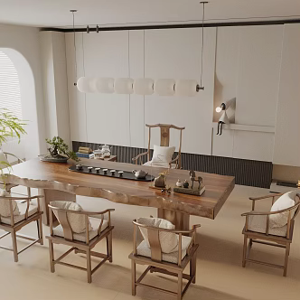 Modern Tea Room 3d model