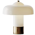 Elegant Modern Table Lamp With White Lampshade And Gold Base Design