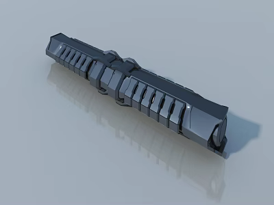 Black Metal Swing Door Hinge With Modern Structure And Shiny Surface 3d model