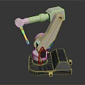 Modern Robot Arm Robot Arm Mechanical Arm Robot Arm Robot Head 3d model