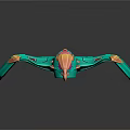 modern spaceship spacecraft 3d model