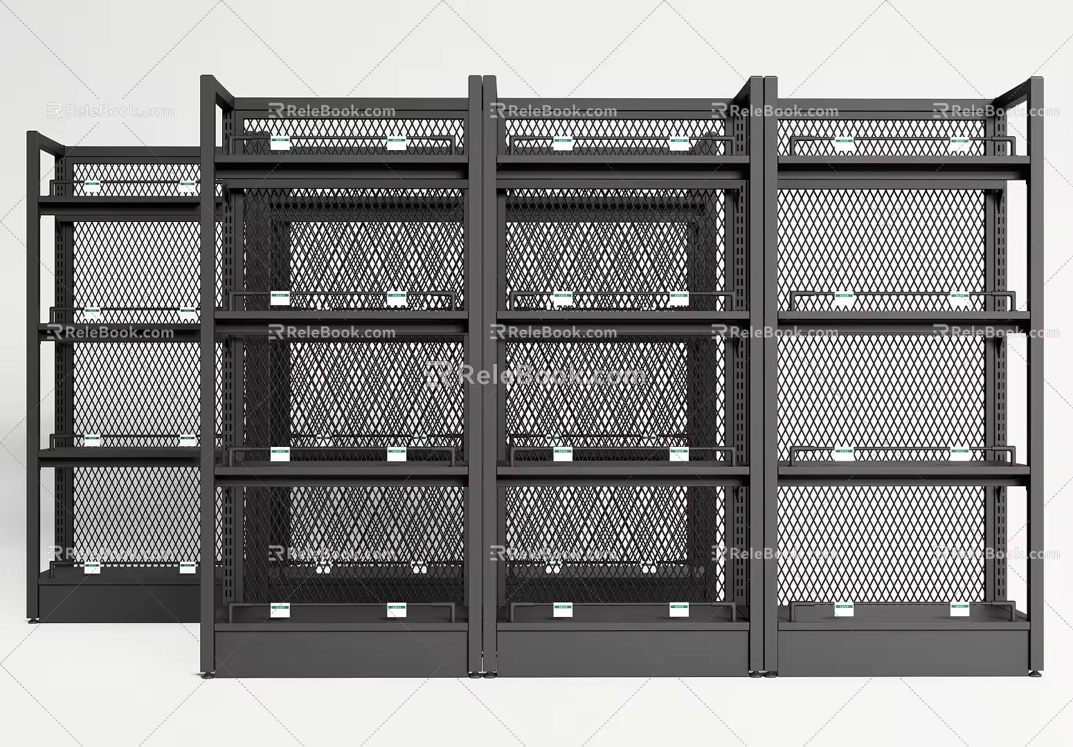 Shelf Storage Rack Supermarket Shelf 3d model