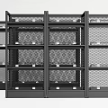 Shelf Storage Rack Supermarket Shelf 3d model