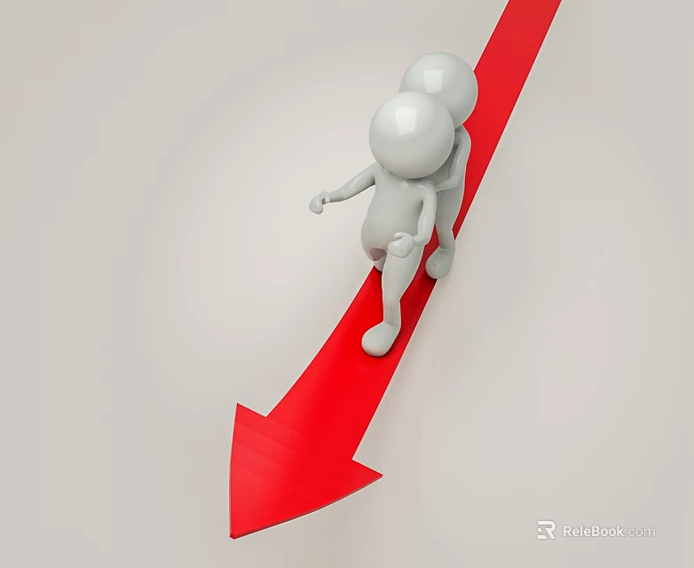 Modern Interior Wooden Swing Door With Glass Panel And Simple Design 3d model