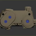 Infrared Steiner Laser Pistol Light Source Firearm Sight Firearm Device 3d model