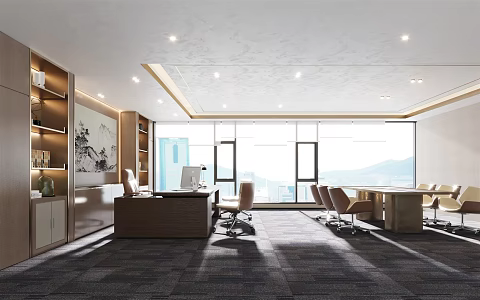 The Modern Office 3d model