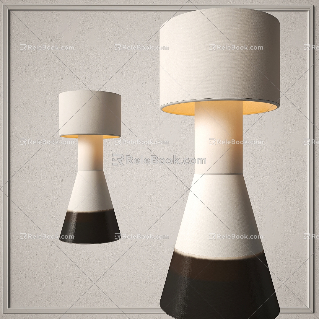 Modern table lamp 3d model