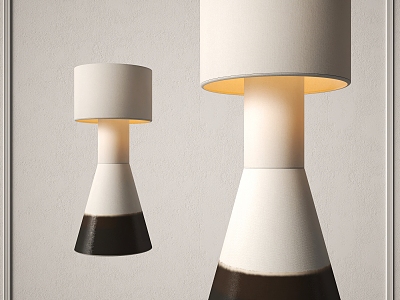 Modern table lamp 3d model