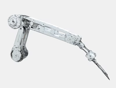 Hardware Tools Mechanical Arm With Multi joint Metal Construction And Precision Functional Design For Industrial Applications 3d model