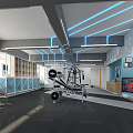 Modern Gym 3d model