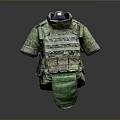 Camouflage Tactical Weapon Vest With Multiple Utility Pockets For Military Gear Use