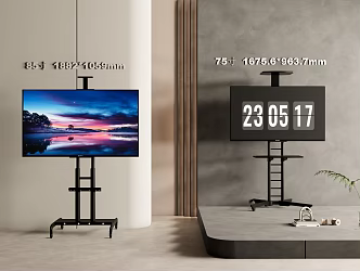 Modern TV Stand Conference Mobile Stand Laser TV 3d model