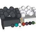 Casual Sofa Single Sofa 3d model