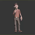 Wise Old Man Old Man Ancient Old Man Ancient Wise Warlock Taoist priest wizard mage 3d model
