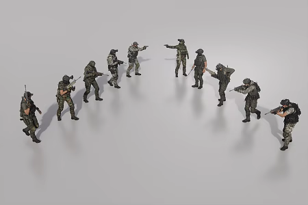 Commando 3d model
