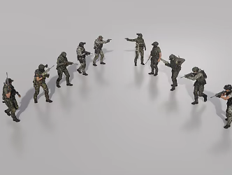 Commando 3d model