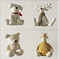 Modern Toy Soft Toy Combo 3d model