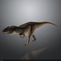 Dinosaur 3D Model Character With Realistic Textured Skin And Standing Pose Render 3d model