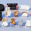 Casual Sofa Set With Various Colors Styles And Upholstered Designs For Living Room Space