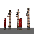 Modern Column 3d model
