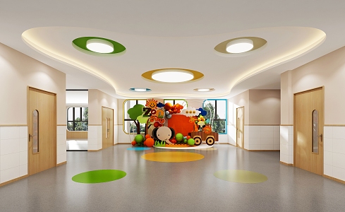 Kindergarten Hall 3d model