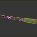 Commercial Equipment With Leather Handle Cylindrical Metallic Body And Grid Design Structure