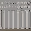 Roman Column 3d model