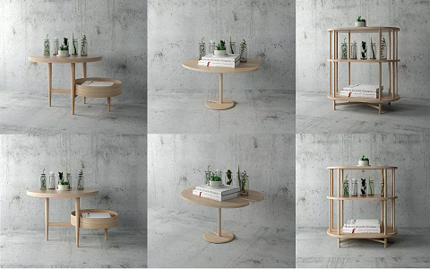 Nordic Round Side Combination 3d model