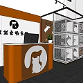 Pet Paradise Store In Mall With Caged Pets And Shelved Supplies