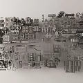 Assorted Hardware Tools Collection With Nuts Bolts Screws And Metal Components
