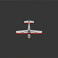 Red and White Passenger Airplane Featuring Flame Patterns on Wings and Royal Air Markings