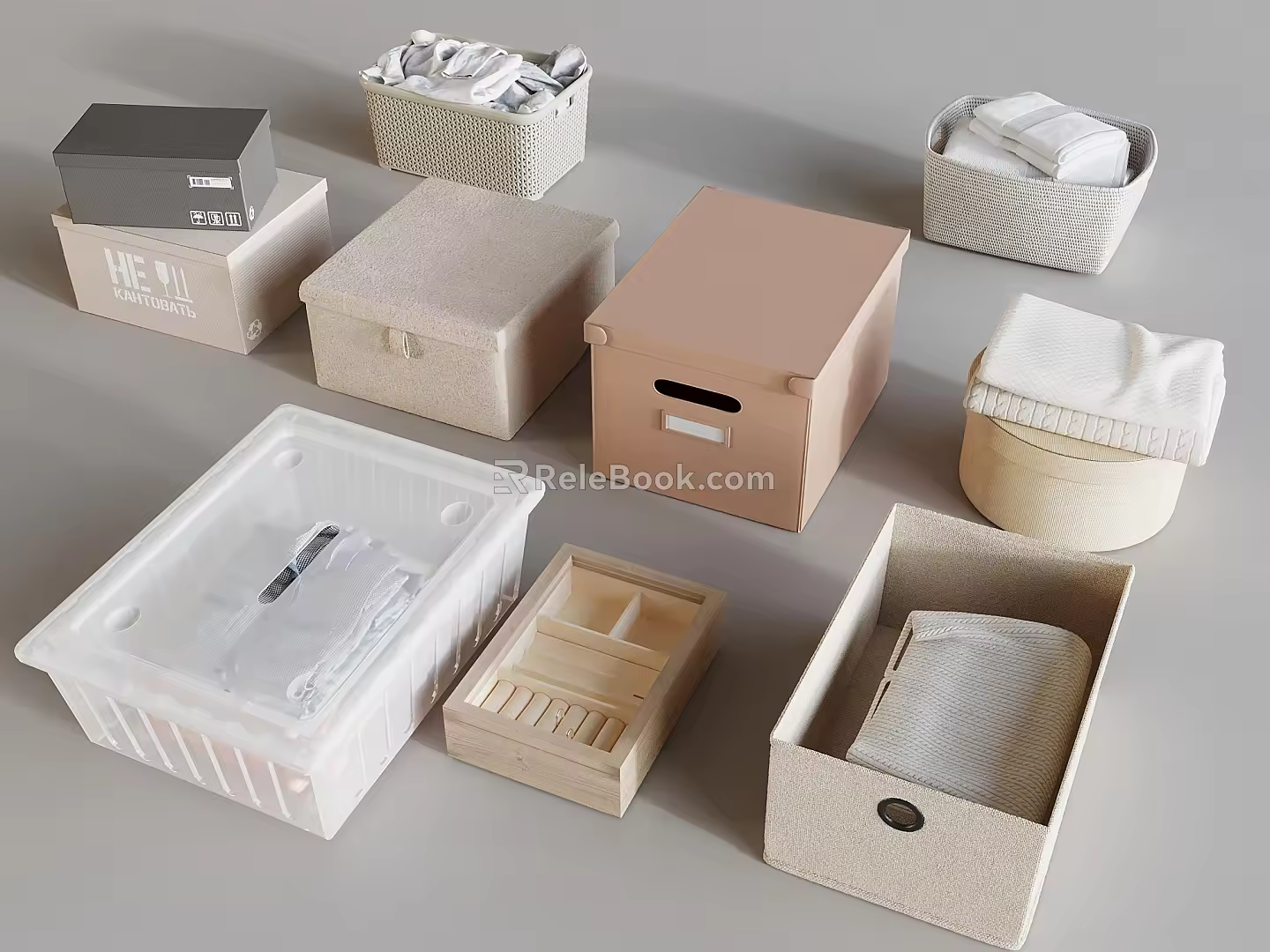 Storage Box Storage Box Storage Basket Storage Box Storage Basket 3d model