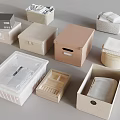 Storage Box Storage Box Storage Basket Storage Box Storage Basket 3d model