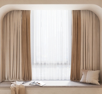 Curtains 3d model