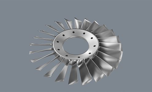 modern blade gear 3d model