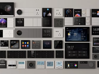 Modern Control Panel Visual Panel Smart Panel Socket 3d model