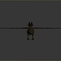 Realistic 3D Dragon Model With Brown Wings Long Tail And Scales In Flying Pose