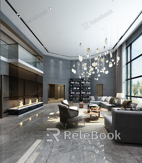 Modern Duplex Living Room Living Room model